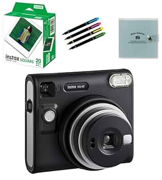 instax SQUARE SQ 40 チェキ チェキ SQ40 ブラック: ステーショナリー | ロフトネットストア